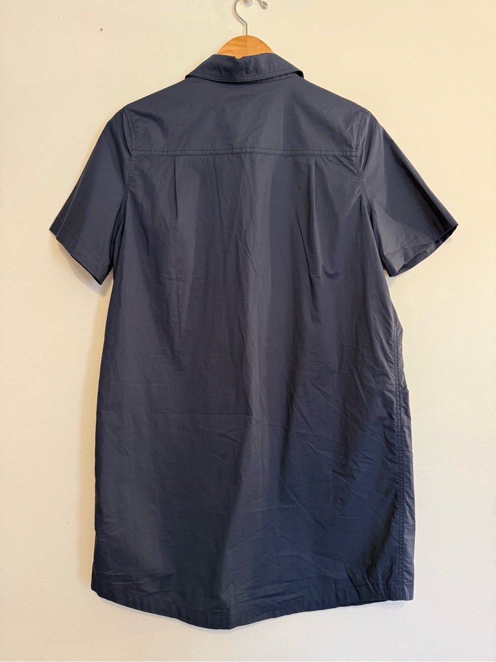 Tuckernuck Navy Lightweight Poplin Nala Dress Size M Minimalist Cargo Like - Picture 2 of 6